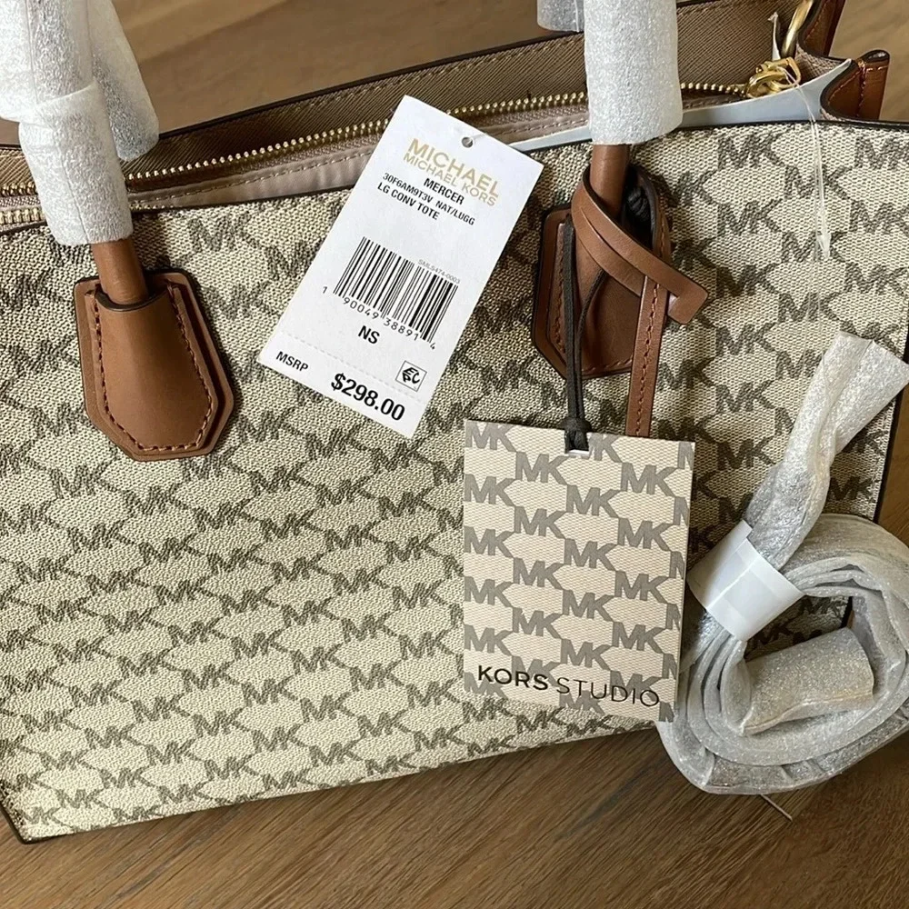 Michael Kors Mercer Large Convertible Tote NWT - Picture 12 of 12